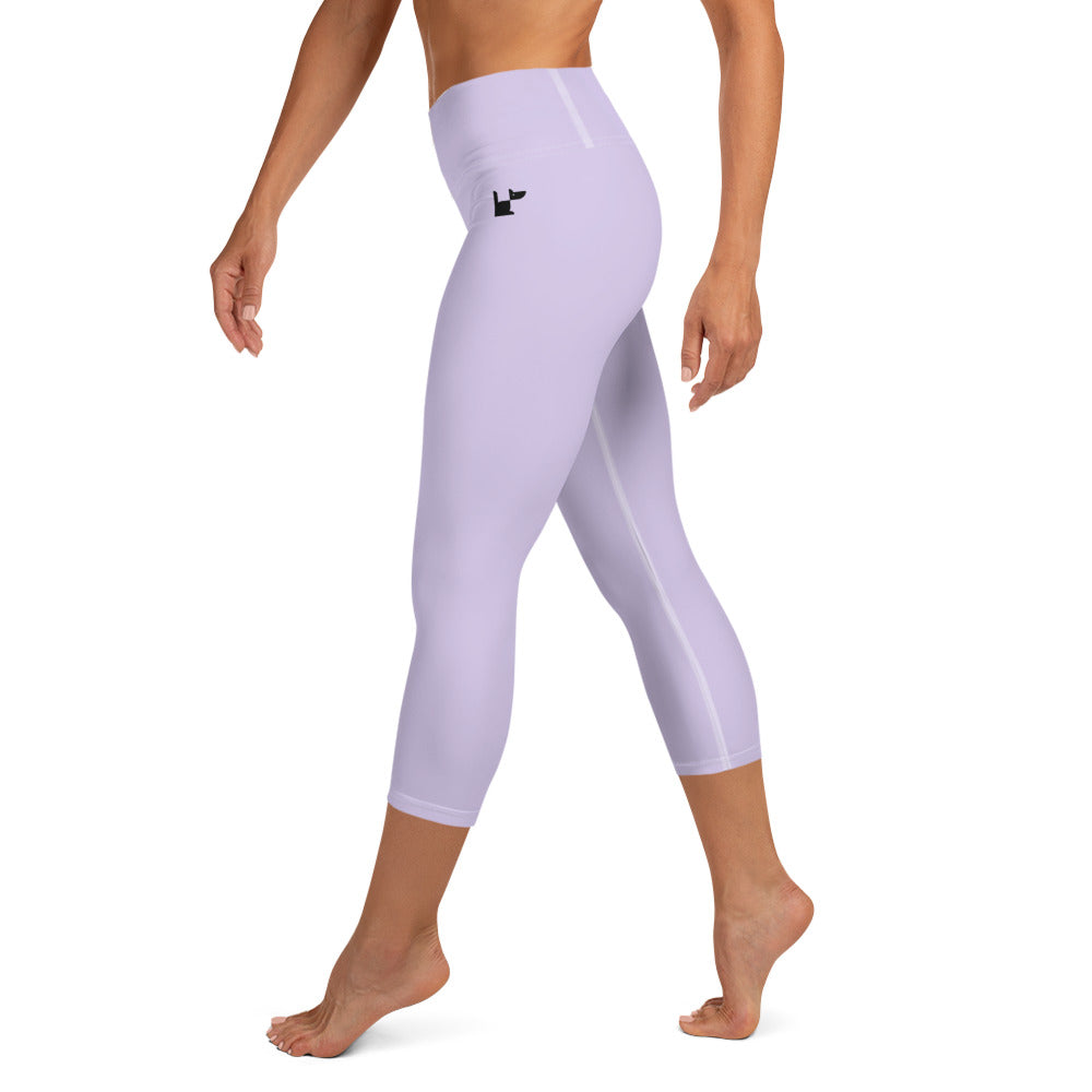 Yoga Capri Leggings - Lavender –